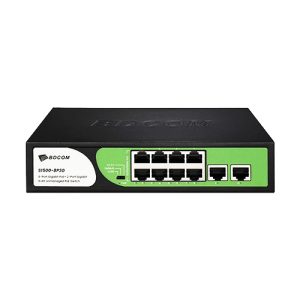 BDCOM S1500-8P2G 10-Port Unmanaged Desktop Switch