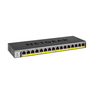 Netgear GS116LP 16-Port Gigabit Ethernet Rackmount Unmanaged PoE/PoE+ Switch